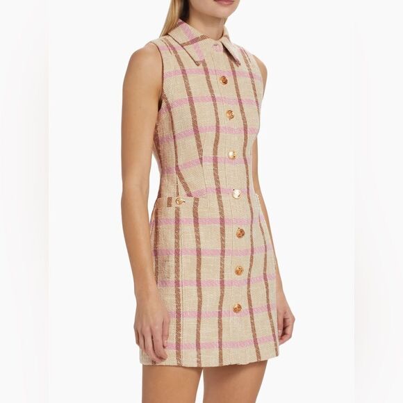 Toccin Sophia Tweed Shirtdress size 4 - Picture 2 of 15